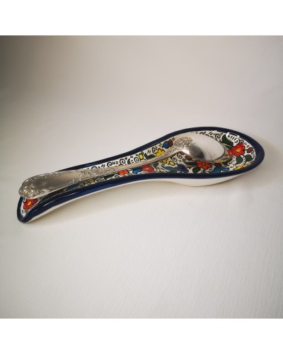 Repose cuillère céramique artisanale Palestine - Fipsouk - Philistin