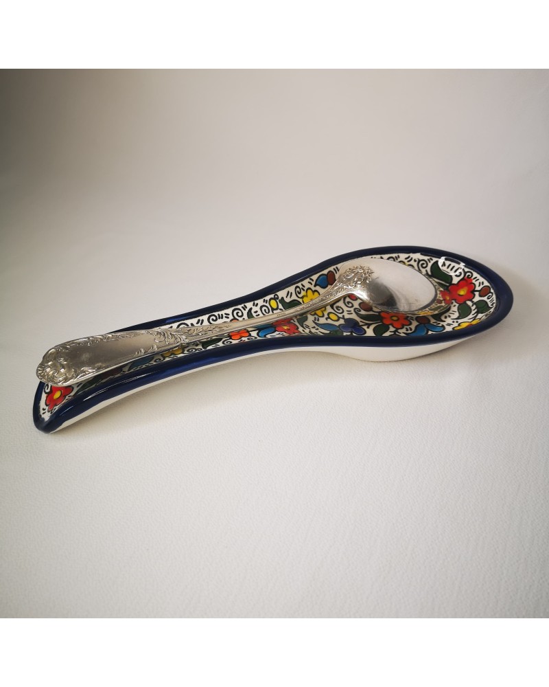 Repose cuillère céramique artisanale Palestine - Fipsouk - Philistin