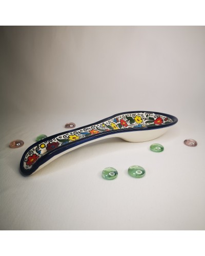 Repose cuillère céramique artisanale Palestine - Fipsouk - Philistin