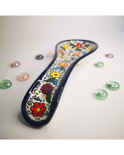 Repose cuillère céramique artisanale Palestine - Fipsouk - Philistin