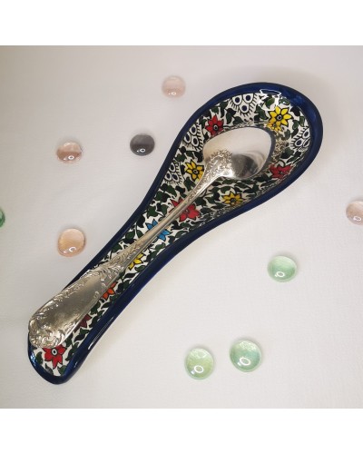 Repose cuillère céramique artisanale Palestine - Fipsouk - Philistin