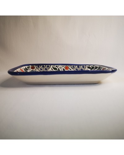 Plat rectangulaire en Céramique de Palestine - FIPSOUK