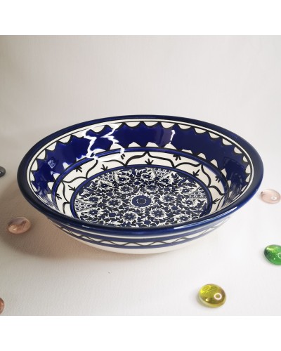 Assiette creuse grand format