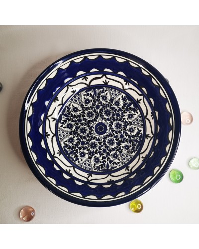 Assiette creuse grand format