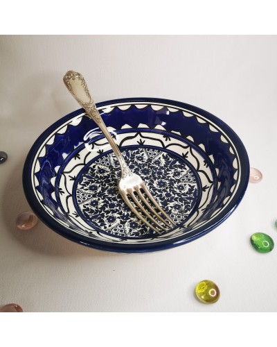 Assiette creuse grand format