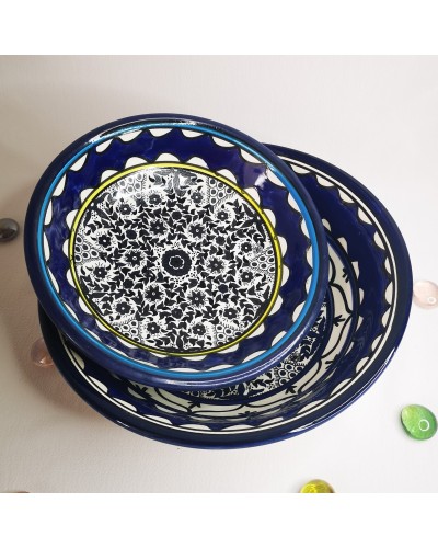 Assiette creuse grand format