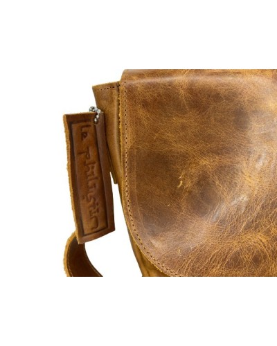 Sac à main en cuir de Palestine fabriqué à Hébron- Fipsouk - Le Philistin