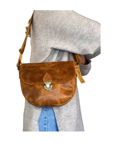 Sac à main en cuir de Palestine fabriqué à Hébron- Fipsouk - Le Philistin