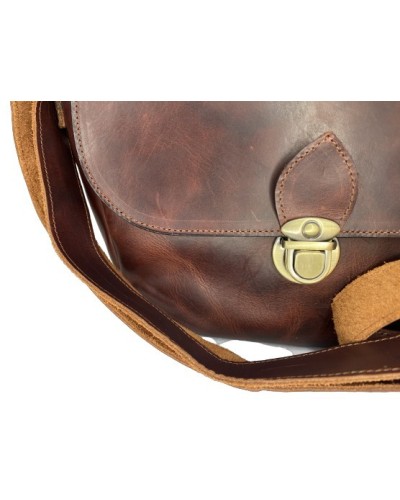 Sac à main en cuir de Palestine fabriqué à Hébron- Fipsouk - Le Philistin