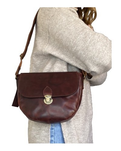 Sac à main en cuir de Palestine fabriqué à Hébron- Fipsouk - Le Philistin