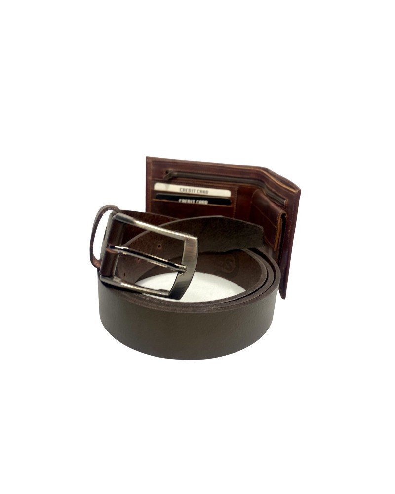 Idée cadeau Noël ! Portefeuille en cuir d'Hébron