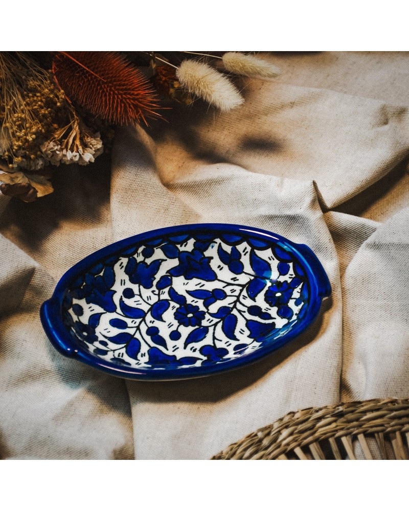 Plat ovale avec poignées - 17 cm