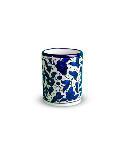 Mug sans anse en céramique artisanale de Palestine (Hébron) – Grand format