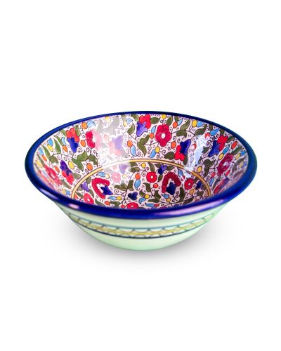 Saladier en céramique artisanale de Palestine (Hébron) – Ø27cm