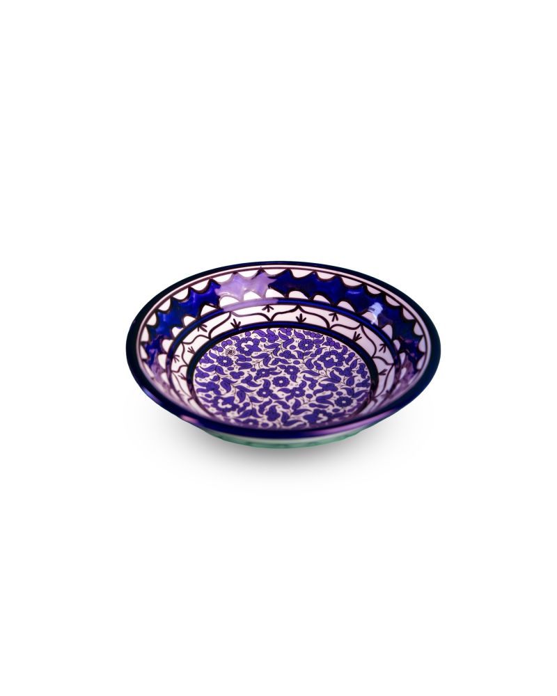Saladier en céramique artisanale de Palestine (Hébron) – Ø18cm