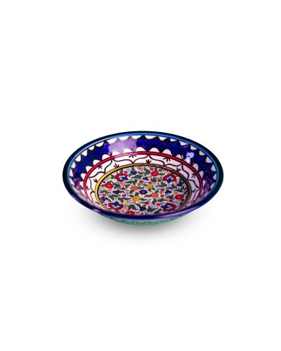Saladier en céramique artisanale de Palestine (Hébron) – Ø18cm