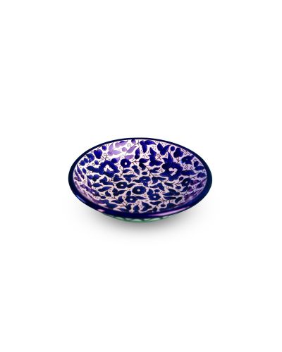Saladier en céramique artisanale de Palestine (Hébron) – Ø12cm