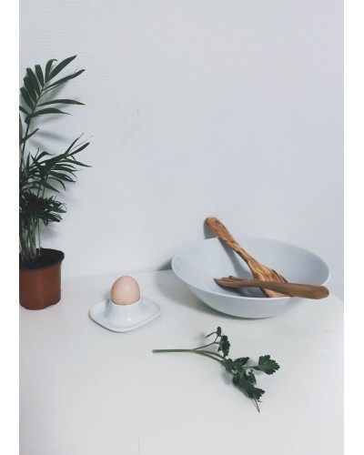 Couverts à salade en bois d'olivier
