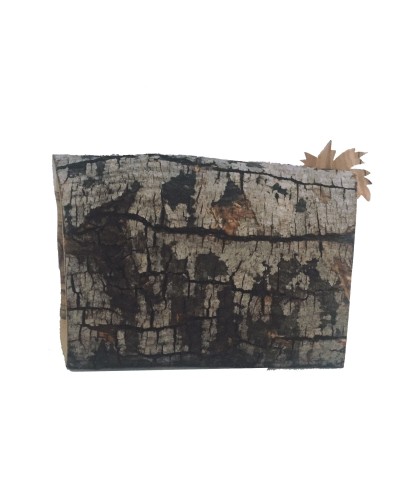 Crèche buche MF sculptée en bois d‘olivier