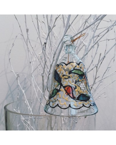 Cloche verre peint PF