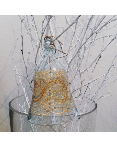Cloche verre décoré PF